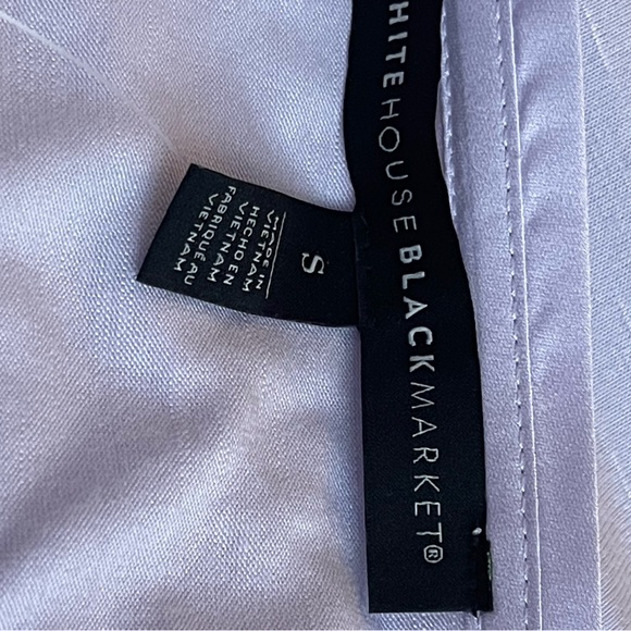 DONATED NOT AVAILABLE 
WHBM lavender floral top size SP - Picture 5 of 6